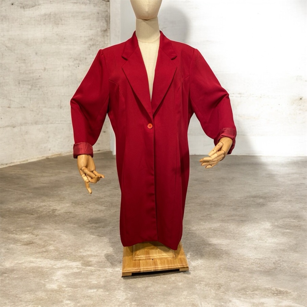 Newport News Vibrant Red Suit Coat